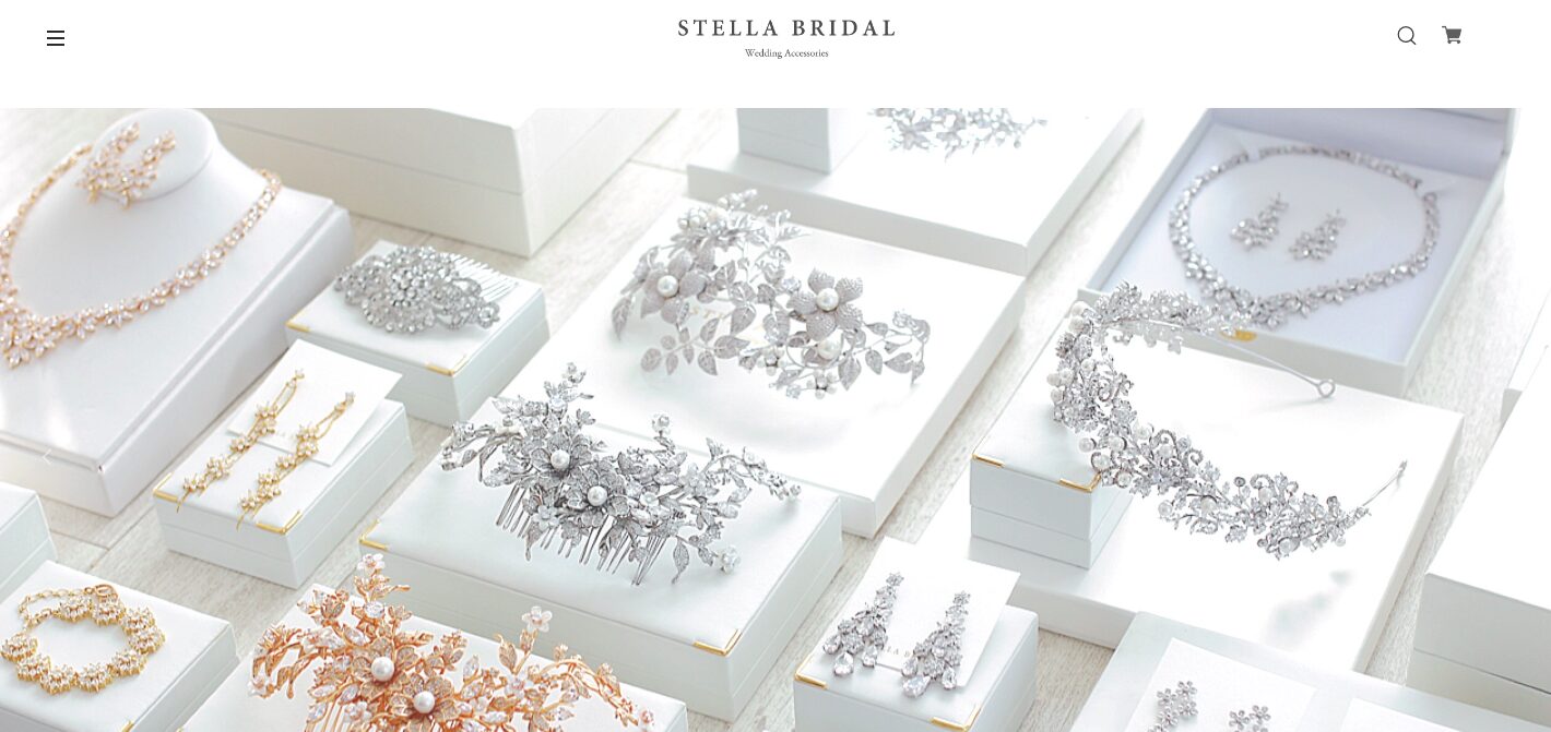 STELLA BRIDALの公式サイトのトップ画像