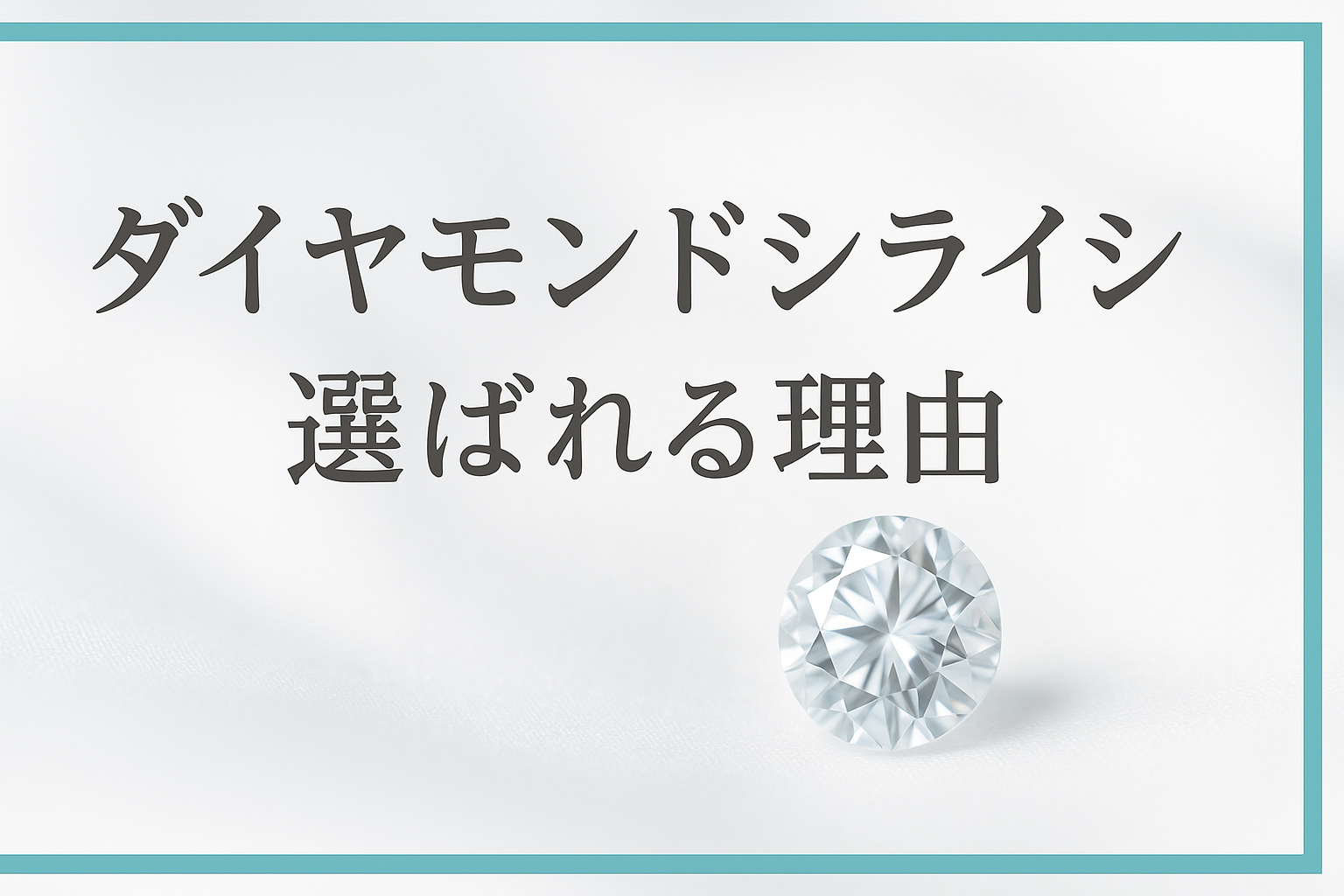 ダイヤモンドシライシの評判は本当？「ありえない」「後悔」口コミの真相を元販売員が解説