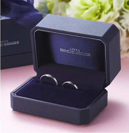 銀座ダイヤモンドシライシの結婚指輪の写真