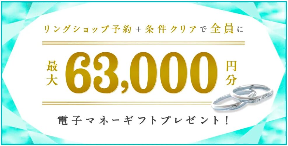 ハナユメ指輪キャンペーンの公式バナー画像