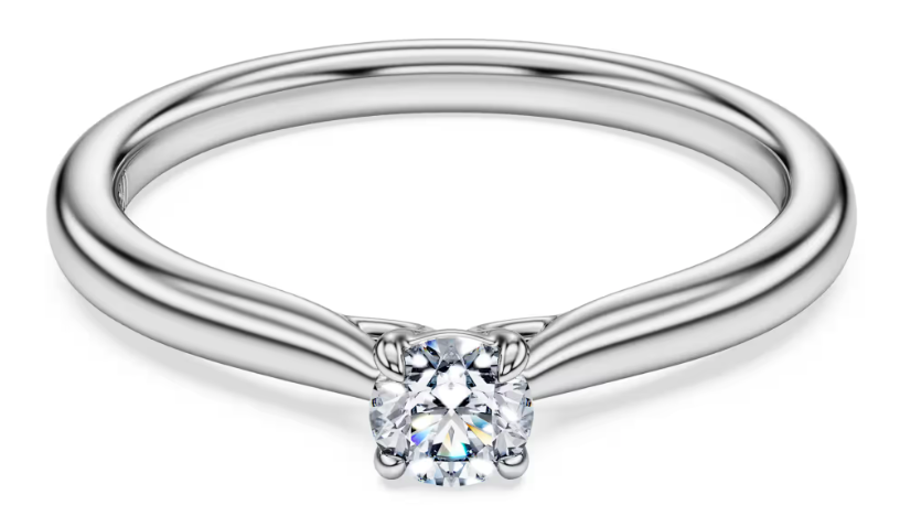 スワロフスキー Eternity ソリテールリング 0.25ct ラボグロウンダイヤモンド